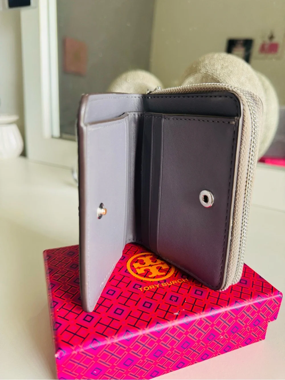 Tory Burch Emerson Patent Mini Wallet